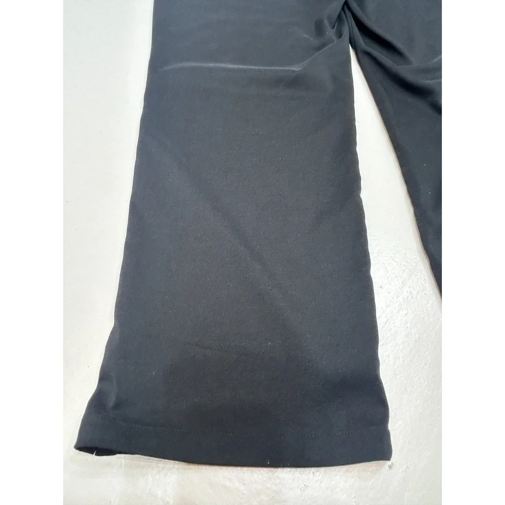 Nike Golf Pants Mens‎ 42x30 M Black Flat Drifit Performance Chino Swoosh 13692